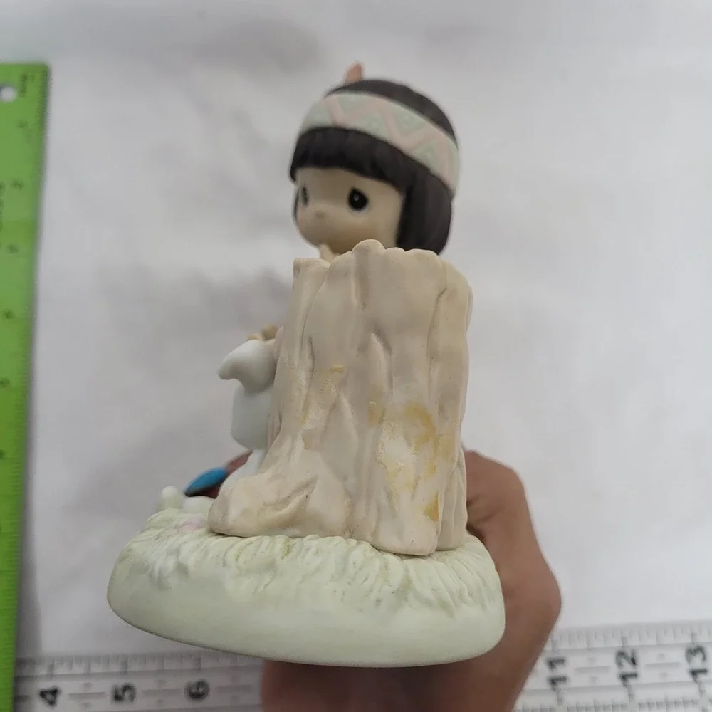 Precious Moments Missum You Native American Boy Rabbit Figurine 306991 Boxed